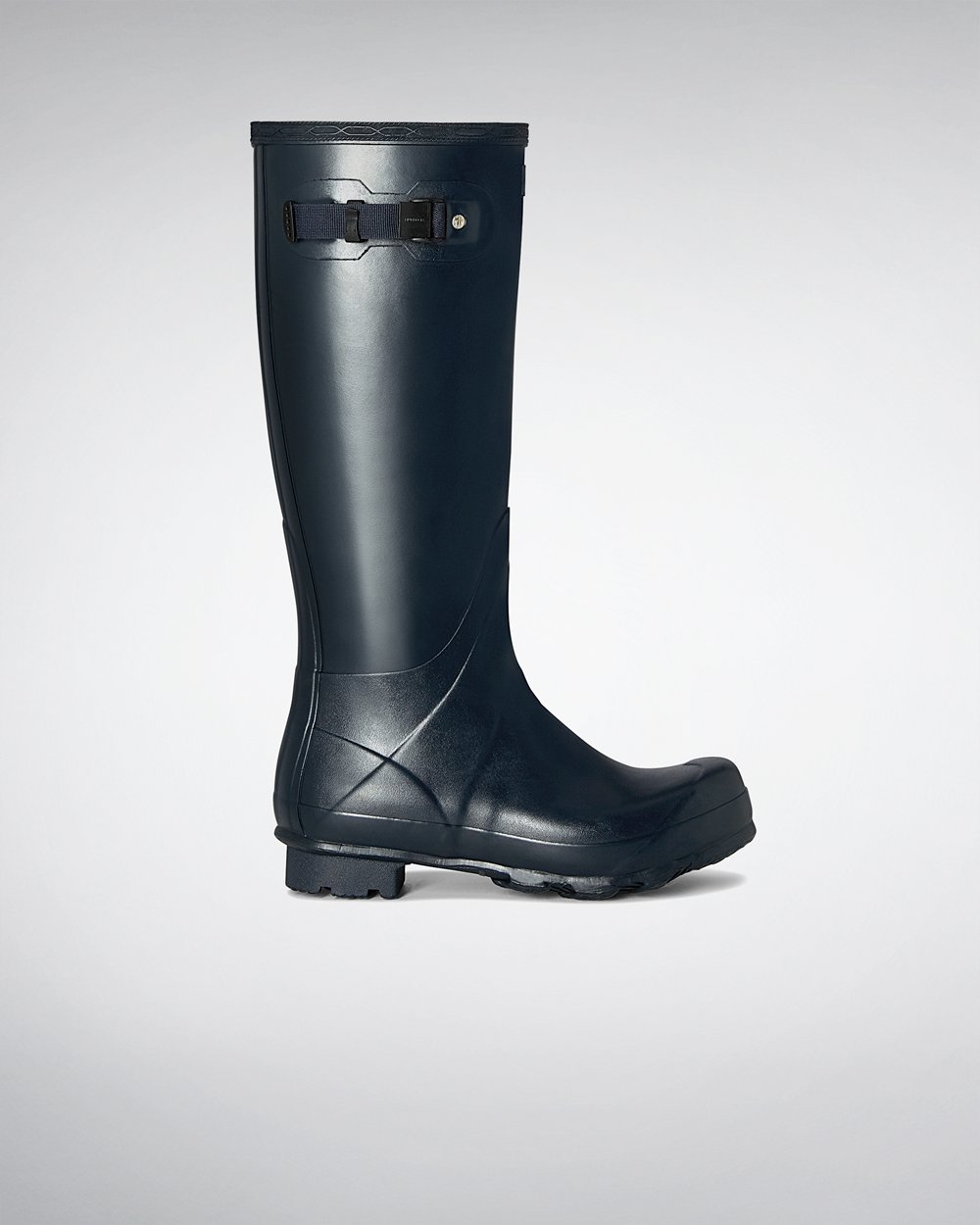 Men Hunter Norris Field | Tall Rain Boots Navy | NZ-84312-IUWR